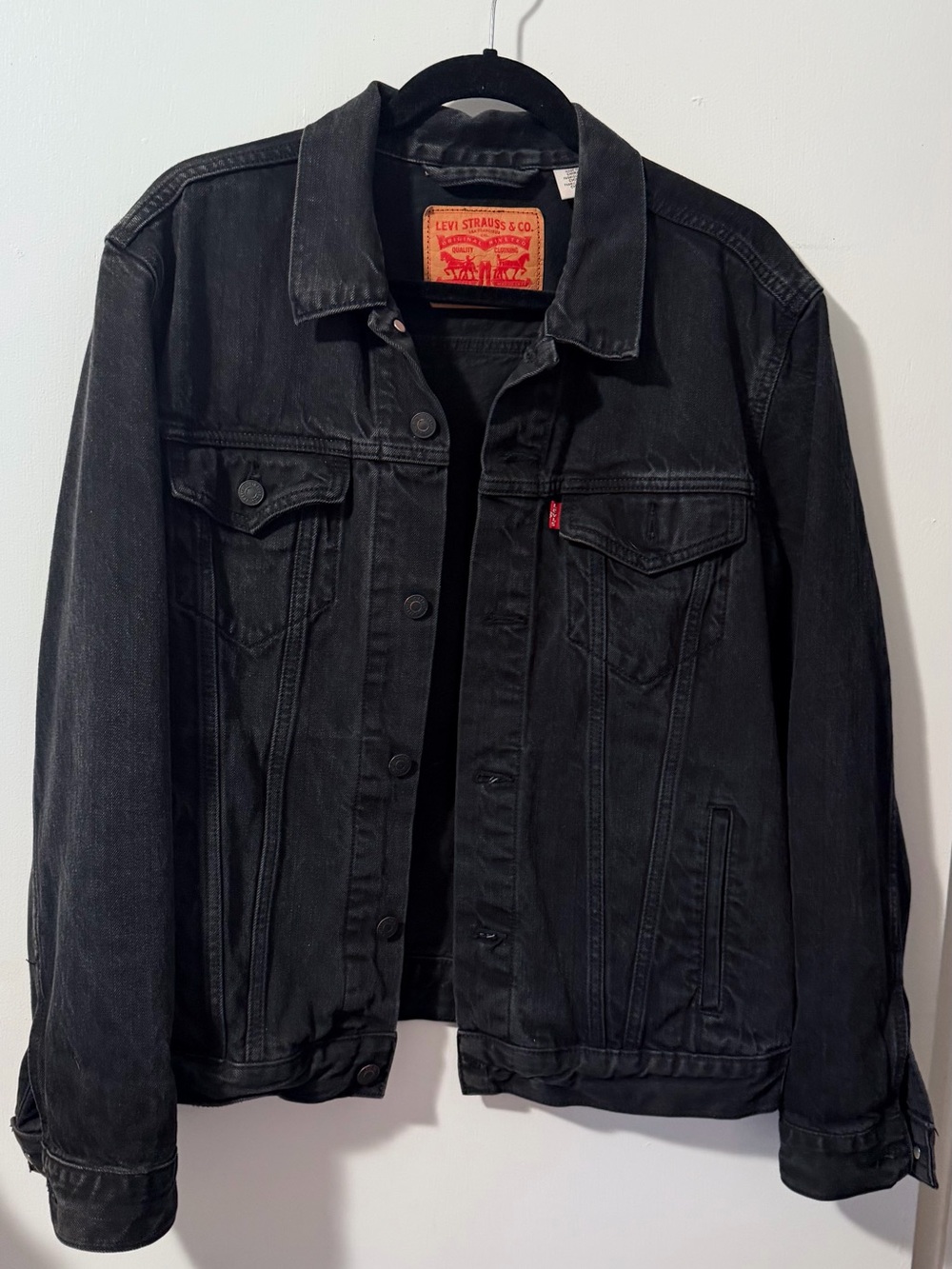 Levi's Men's Black Denim Trucker Jacket
